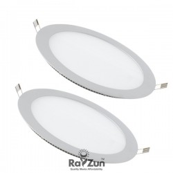 RayZun 12 Watts LED Panel Light (Round) - Pack of 2